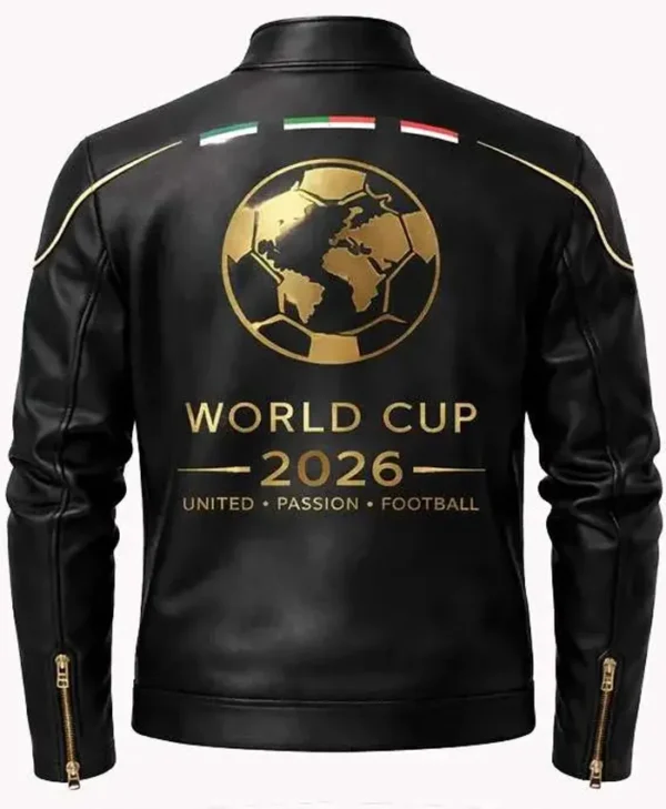 buy now FIFA 2026 World Cup Black Leather Jacket