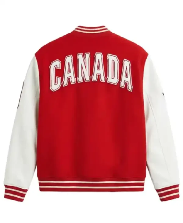 buy now FIFA World Cup Canada Red Varsity Jacket