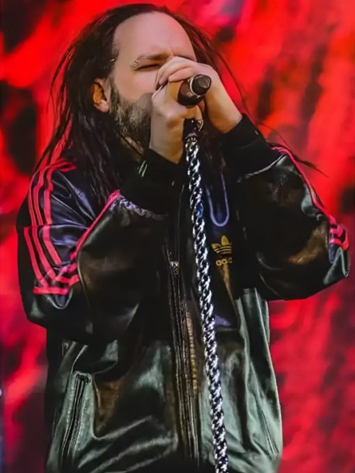 buy now Jonathan Davis Black Leather Tracksuit