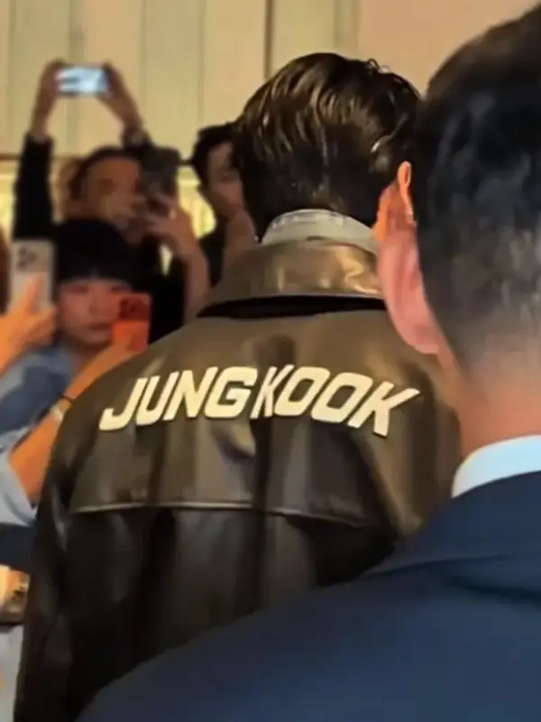 buy now Jungkook CK JK Leather Jacket