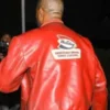 buy now Kanye West Red Leather Jacket