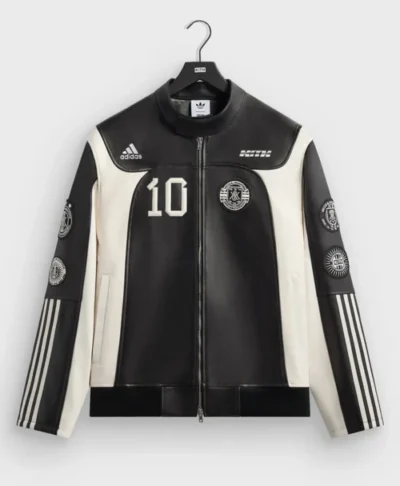buy now Kith x Messi x Adidas Football Leather Jacket