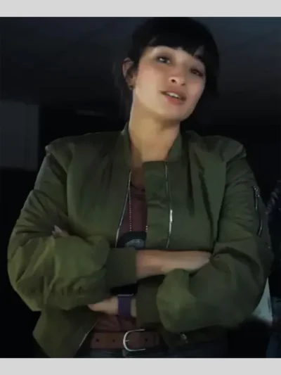 buy now Lupin S03 Sofia Belkacem Green Jacket