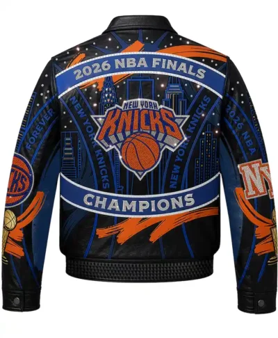 buy now NY Knicks JH Design 2026 Champions Swarovski Crystal Jacket