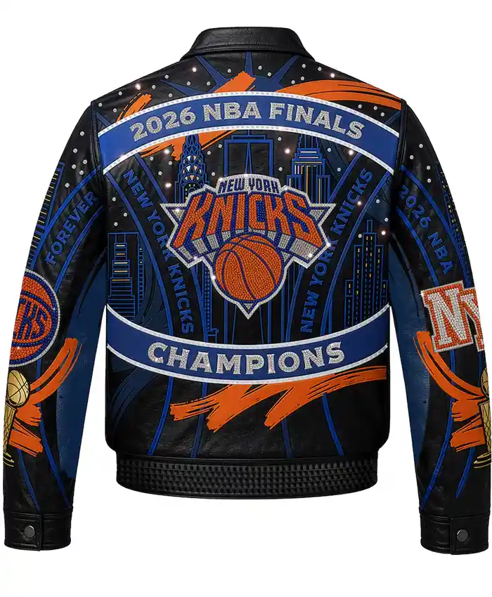 buy now NY Knicks JH Design 2026 Champions Swarovski Crystal Jacket