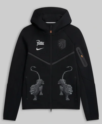 buy now Patta x Nike Netherlands Tech Fleece Black Hoodie