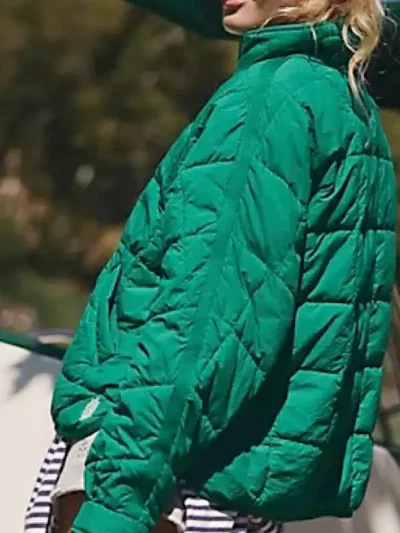 buy now Pippa Packable Dark Green Puffer Jacket