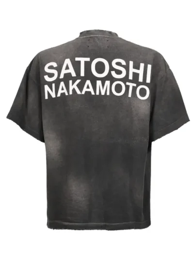 buy now Satoshi Nakamoto Cup Half Full Tee