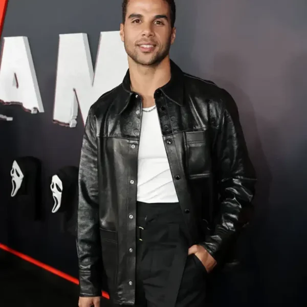 buy now Scream 7 Premiere Mason Gooding Leather Jacket