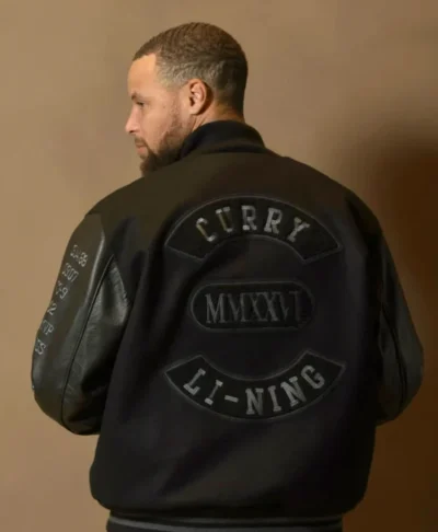 buy now Stephen Curry MMXXVI Black Li-Ning Varsity Jacket