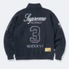 buy now Supreme La Martina Blue Zip-Up Sweatshirt