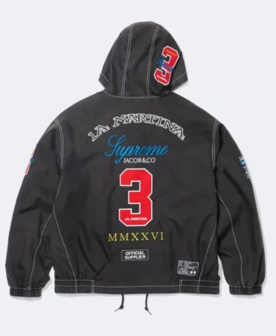 buy now Supreme x La Martina Black Hooded Jacket