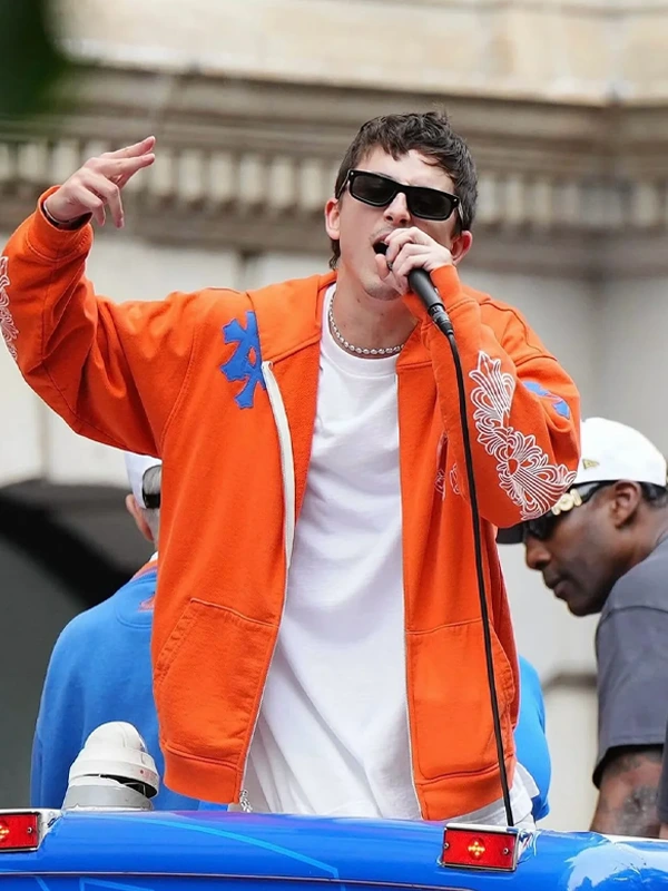 buy now Timothée Chalamet Knicks Parade Chrome Hearts Hoodie