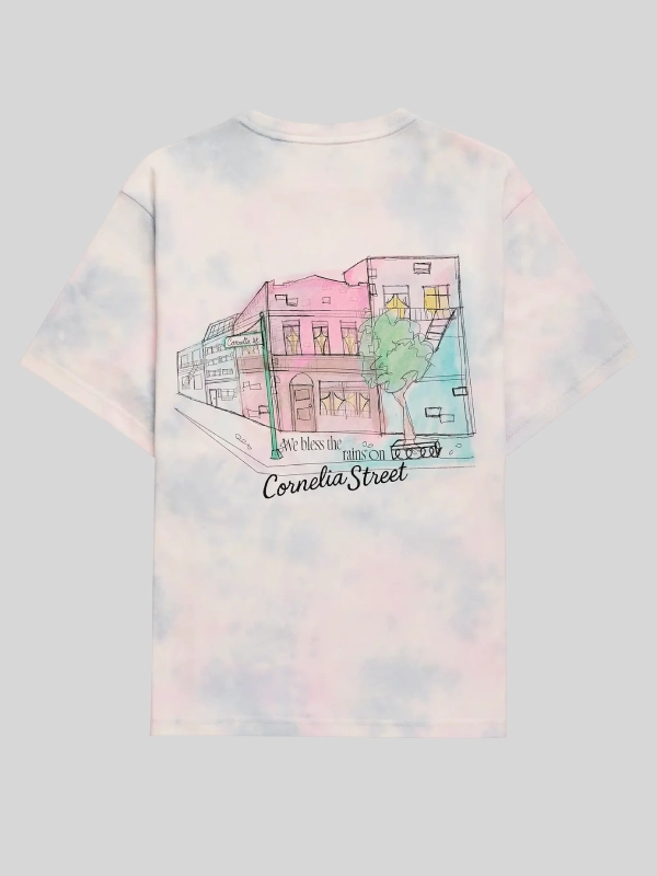 buy now We Bless The Rains On Cornelia Street Tie Dye Tee