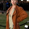 order now Burberry Summer 2026 Show Iris Law Suede Coat