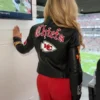 order now Gracie Hunt Chiefs Leather Jacket