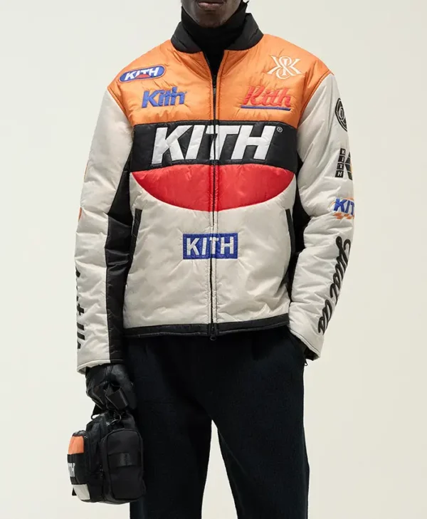 order now Kith Full Zip Brixton Puffed Shirt Jacket