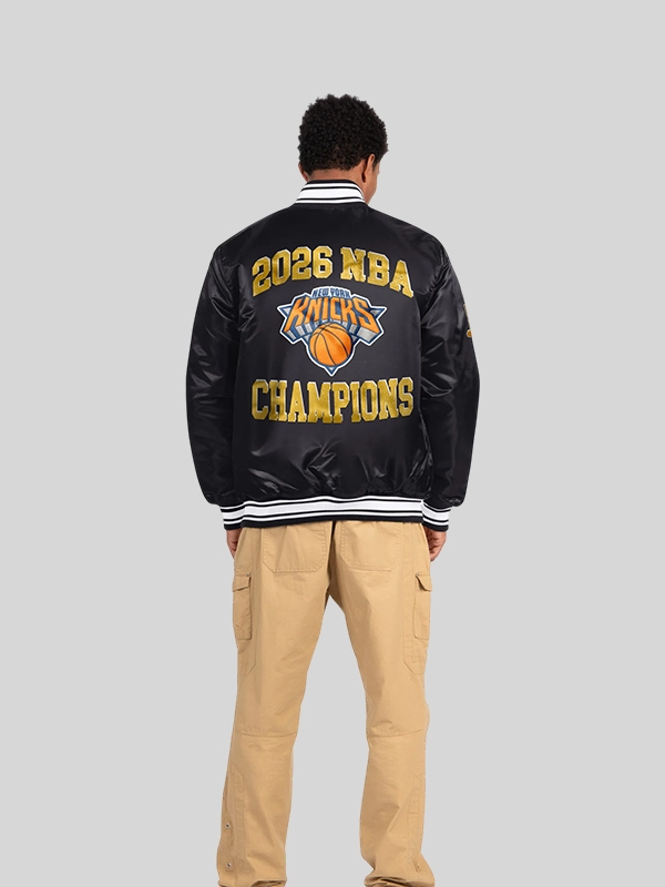 order now New York Knicks NBA Champions Embroidered Jacket