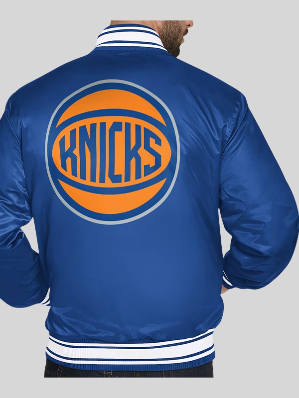 order now New York Knicks Starter Basketball Logo Varsity Jacket
