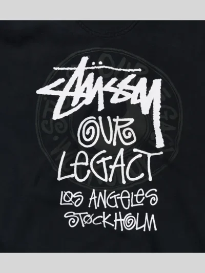 order now Stussy x OL Buana Black Hoodie