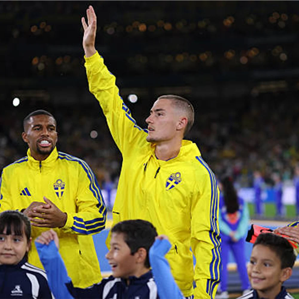 order now Sweden FIFA World Cup 2026 Home Anthem Jacket