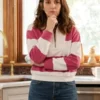 order now The Four Seasons Tina Fey Striped Sweatshirt