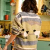 order now Voicemails For Isabelle 2026 Zoey Deutch Sheep Fleece Sweatshirt for sale