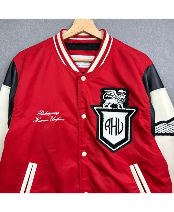 order now ZARA x Rhuigi RHU Varsity Jacket