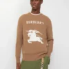 shop Burberry camel Sweater