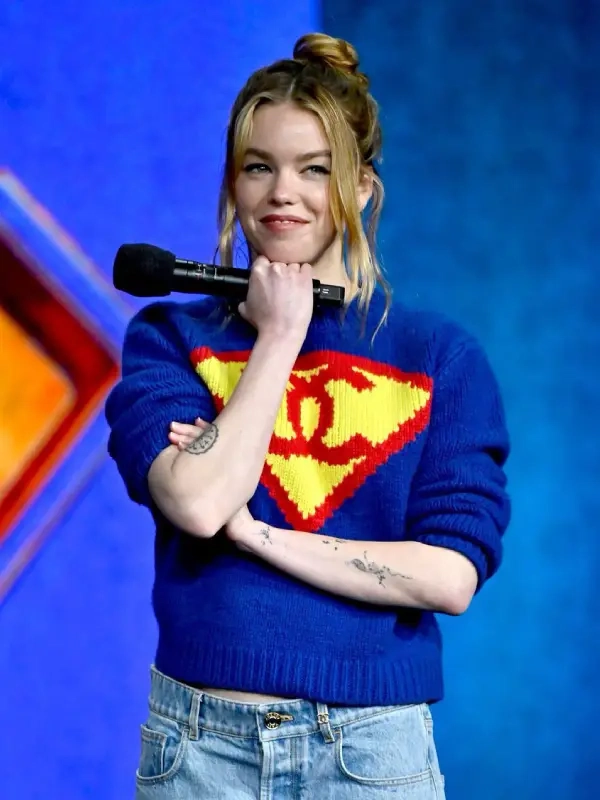 shop Chanel Superman Sweater