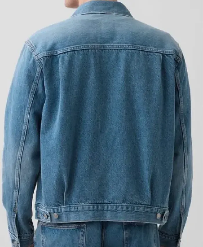 shop Euphoria S03 Zendaya Coleman Blue Denim Jacket