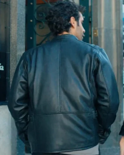 shop Gangs Of Galicia 2024 Tamar Novas Black Leather Jacket