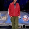 shop Justin Bieber NHL Draft Maple Leafs Red Jacket