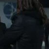 shop Karla Dixon Reacher S02 Shearling Leather Jacket