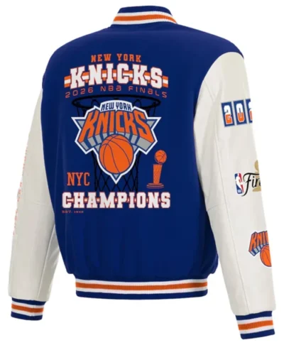 shop New York Knicks varsity jacket