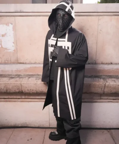 shop now EsDeeKid Rick Owens SS27 Black Hooded Coat