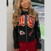 shop now Gracie Hunt Chiefs Leather Jacket