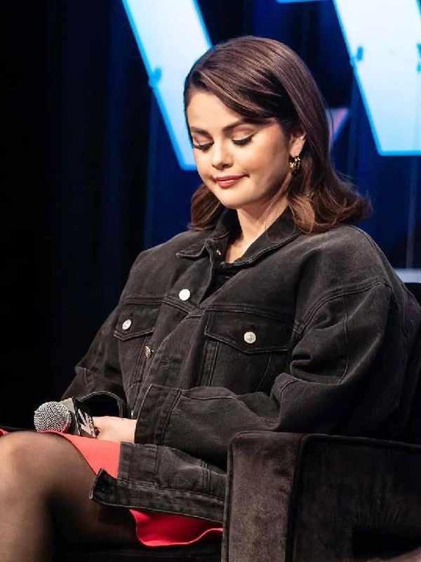 shop now Selena Gomez SXSW Festival Denim Jacket