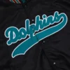 2026 Miami Dolphins Aqua Bomber Jacket