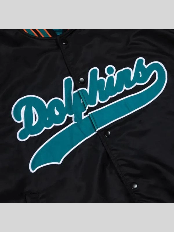 2026 Miami Dolphins Aqua Bomber Jacket