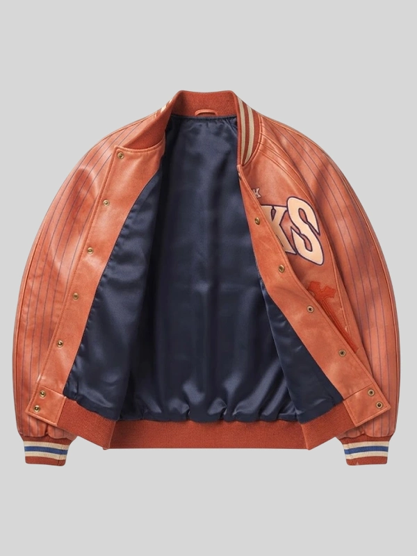 2026 New York Knicks Chrome Hearts Varsity Jacket