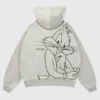 2026 YoungLA x Looney Tunes Plaid Zip-Up Hoodie