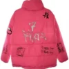 7 Rings Pink Puffer Jacket