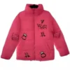 7 Rings Pink Puffer Jacket
