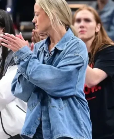 Aces vs Fever Game 3 Sophie Cunningham Denim Jacket