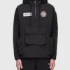 Adidas Aston Villa SPZL Black Smock Hooded Jacket
