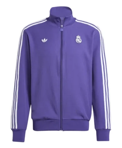 Adidas Real Madrid Terrace Icon Purple Track Jacket