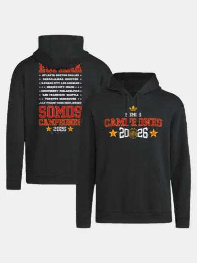 Adidas Spain 2026 FIFA World Cup Champions Somos Campeones Hoodie