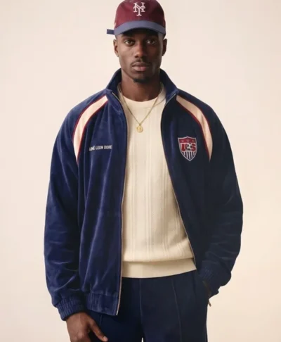 Aimé Leon Dore US Soccer Blue Jacket