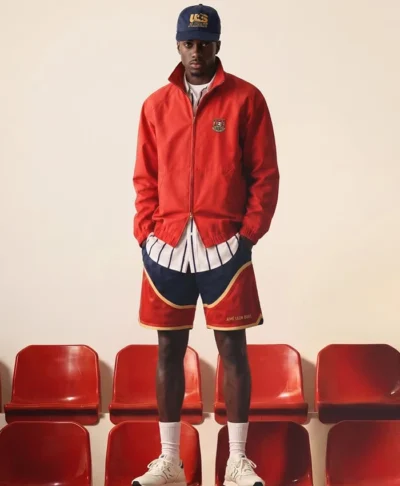 Aimé Leon Dore US Soccer Red Jacket